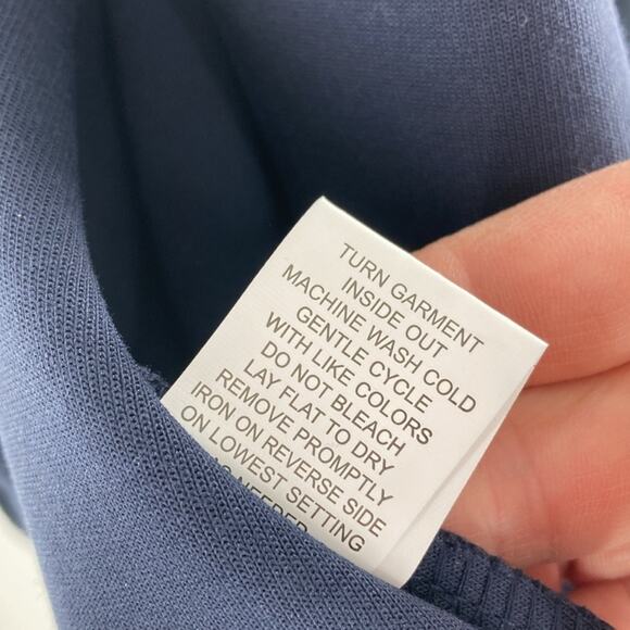 NY Collection Woman Navy Blue Open Front Ponte Knit Cardigan Size 1X New - Picture 10 of 14